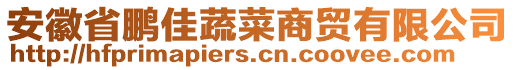 安徽省鵬佳蔬菜商貿(mào)有限公司