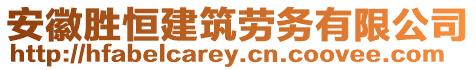 安徽勝恒建筑勞務有限公司