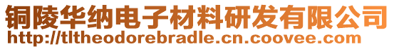 铜陵华纳电子材料研发有限公司