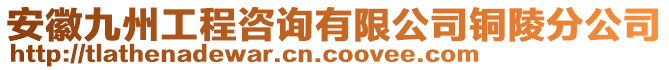 安徽九州工程咨詢有限公司銅陵分公司