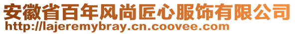 安徽省百年風尚匠心服飾有限公司