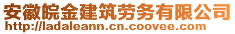 安徽皖金建筑勞務(wù)有限公司