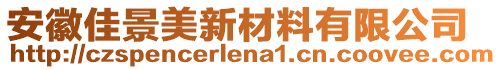 安徽佳景美新材料有限公司