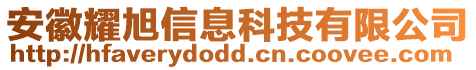 安徽耀旭信息科技有限公司