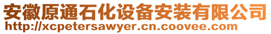 安徽原通石化設備安裝有限公司