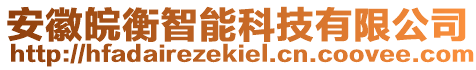 安徽皖衡智能科技有限公司