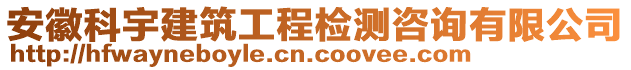 安徽科宇建筑工程檢測(cè)咨詢(xún)有限公司