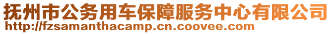 撫州市公務(wù)用車保障服務(wù)中心有限公司