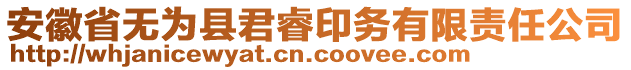 安徽省無為縣君睿印務(wù)有限責(zé)任公司