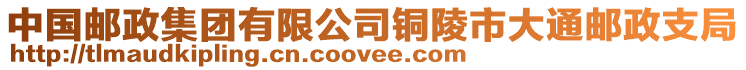 中國郵政集團有限公司銅陵市大通郵政支局