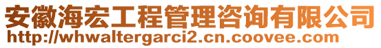 安徽海宏工程管理咨詢有限公司