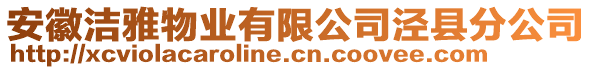 安徽潔雅物業(yè)有限公司涇縣分公司