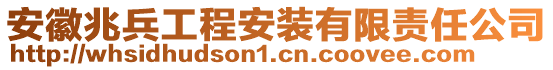 安徽兆兵工程安裝有限責(zé)任公司