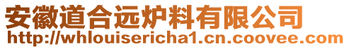 安徽道合遠爐料有限公司