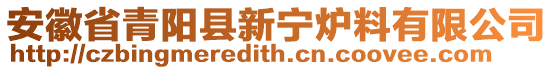 安徽省青陽縣新寧爐料有限公司