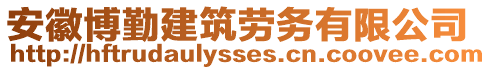 安徽博勤建筑勞務(wù)有限公司