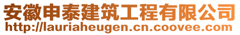 安徽申泰建筑工程有限公司