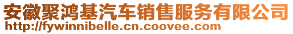 安徽聚鴻基汽車銷售服務有限公司