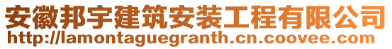 安徽邦宇建筑安裝工程有限公司