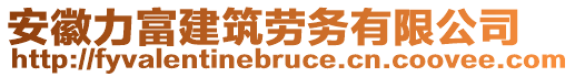 安徽力富建筑勞務(wù)有限公司