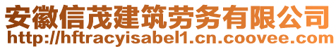 安徽信茂建筑勞務(wù)有限公司