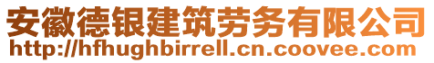 安徽德銀建筑勞務(wù)有限公司