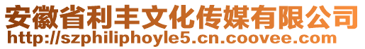 安徽省利豐文化傳媒有限公司