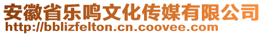 安徽省樂鳴文化傳媒有限公司