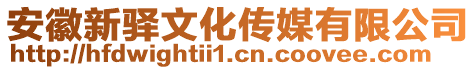 安徽新驛文化傳媒有限公司