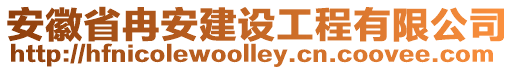 安徽省冉安建設工程有限公司