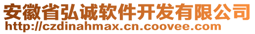 安徽省弘誠(chéng)軟件開(kāi)發(fā)有限公司