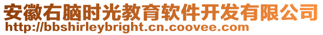 安徽右腦時光教育軟件開發(fā)有限公司