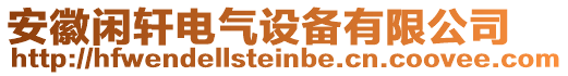 安徽閑軒電氣設備有限公司