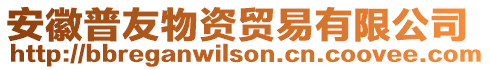 安徽普友物資貿(mào)易有限公司