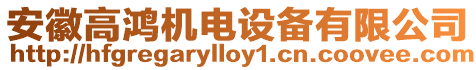 安徽高鴻機電設備有限公司