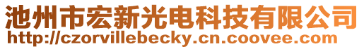 池州市宏新光電科技有限公司