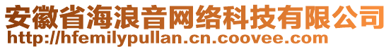 安徽省海浪音網(wǎng)絡科技有限公司