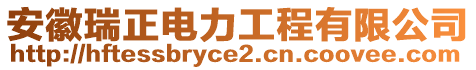 安徽瑞正電力工程有限公司