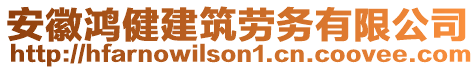 安徽鴻健建筑勞務(wù)有限公司