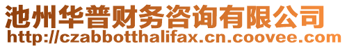 池州華普財務咨詢有限公司