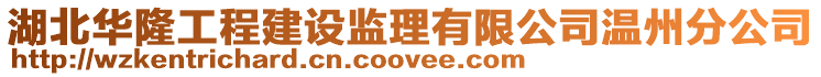 湖北華隆工程建設(shè)監(jiān)理有限公司溫州分公司