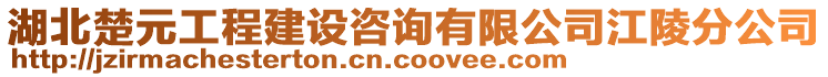 湖北楚元工程建設(shè)咨詢有限公司江陵分公司