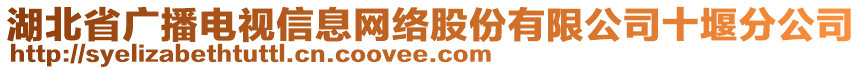 湖北省廣播電視信息網(wǎng)絡(luò)股份有限公司十堰分公司