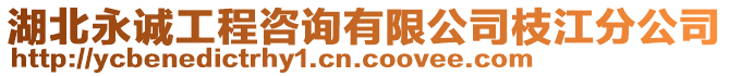 湖北永誠工程咨詢有限公司枝江分公司