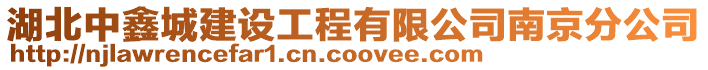湖北中鑫城建設工程有限公司南京分公司