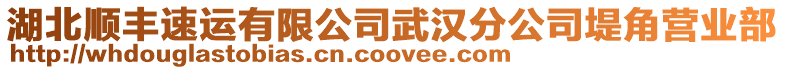 湖北順豐速運有限公司武漢分公司堤角營業部