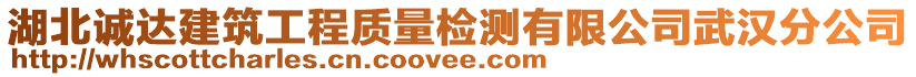 湖北誠達建筑工程質量檢測有限公司武漢分公司