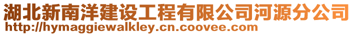 湖北新南洋建設工程有限公司河源分公司