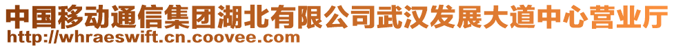 中國移動通信集團湖北有限公司武漢發展大道中心營業廳
