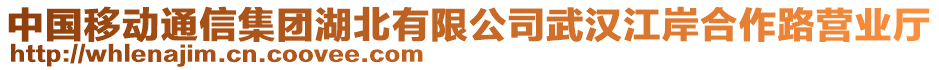 中國移動(dòng)通信集團(tuán)湖北有限公司武漢江岸合作路營業(yè)廳